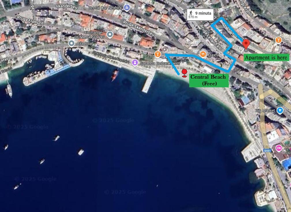 Your Comfy Apartment Sarandë 외부 사진